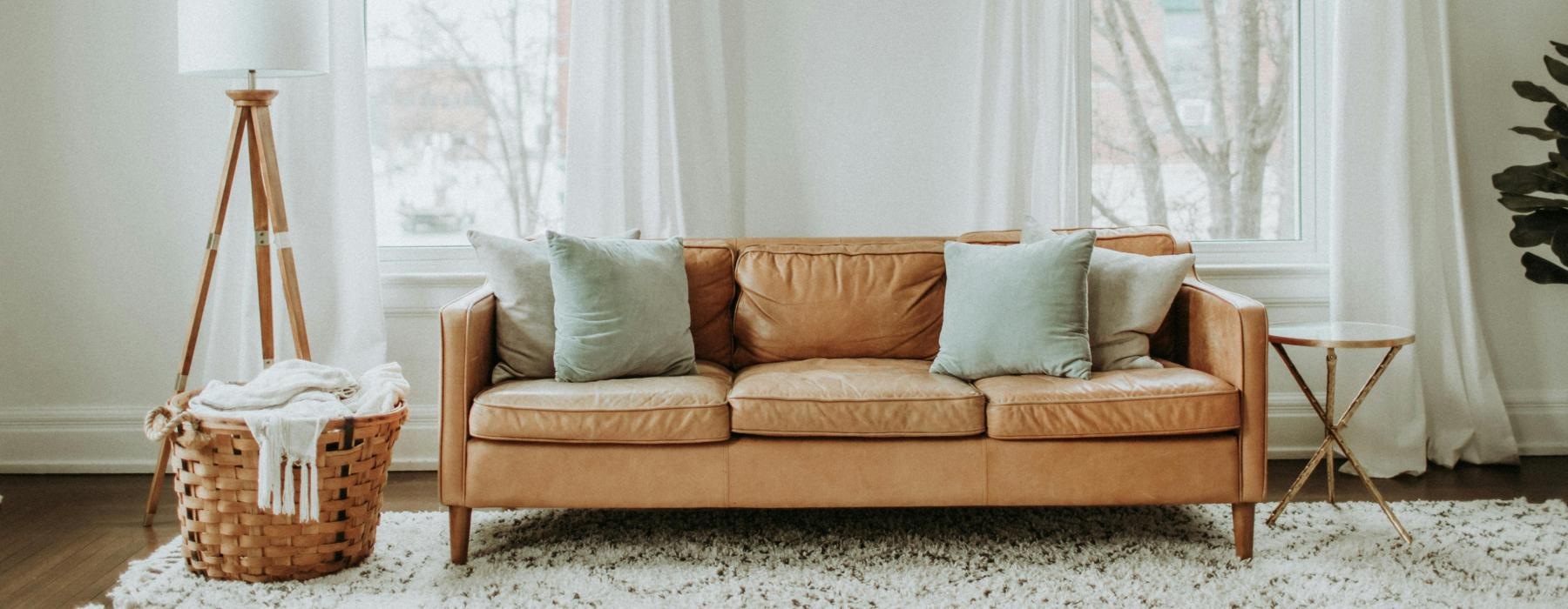 a couch in a room